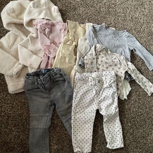 12-18 month girls winter clothing bundle